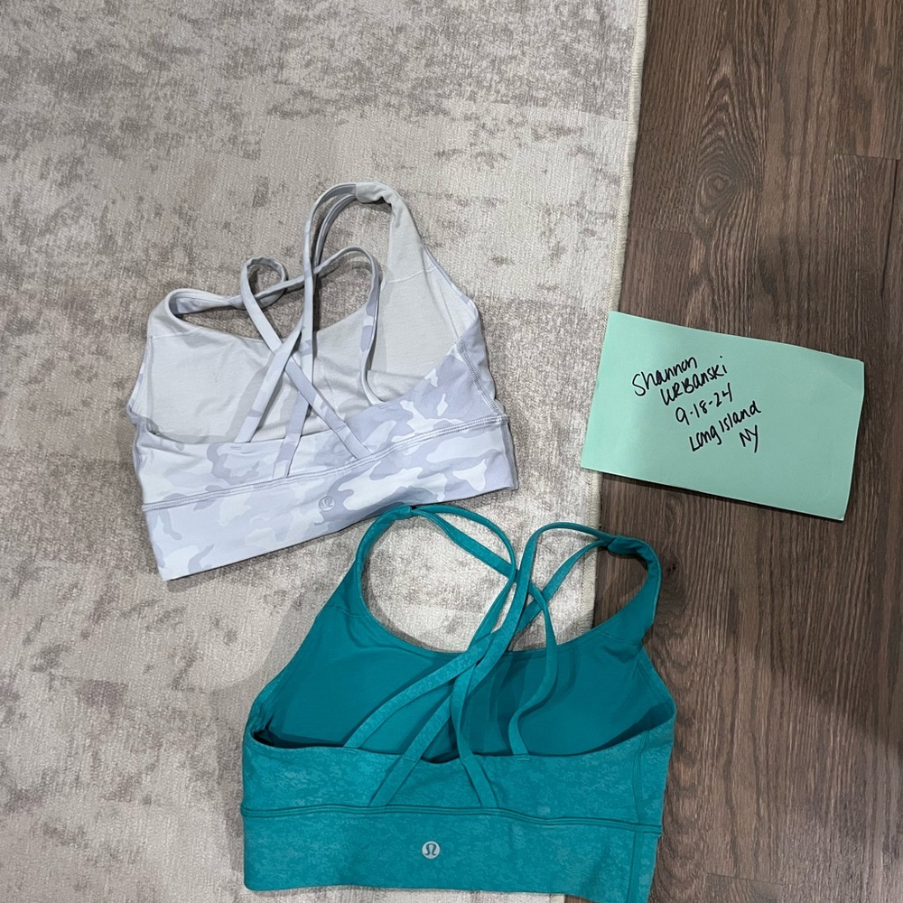 LULULEMON BRA bundle - long line energy